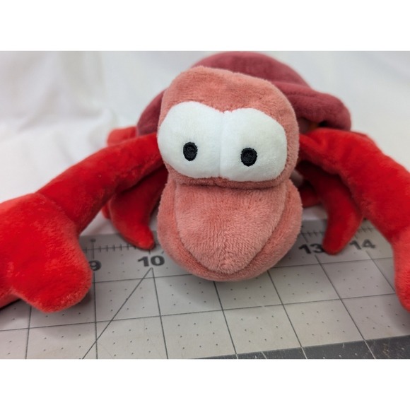 Disney Sebastian Lobster Plush Little Mermaid 6 Inch Stuffed Animal Toy - Picture 2 of 9